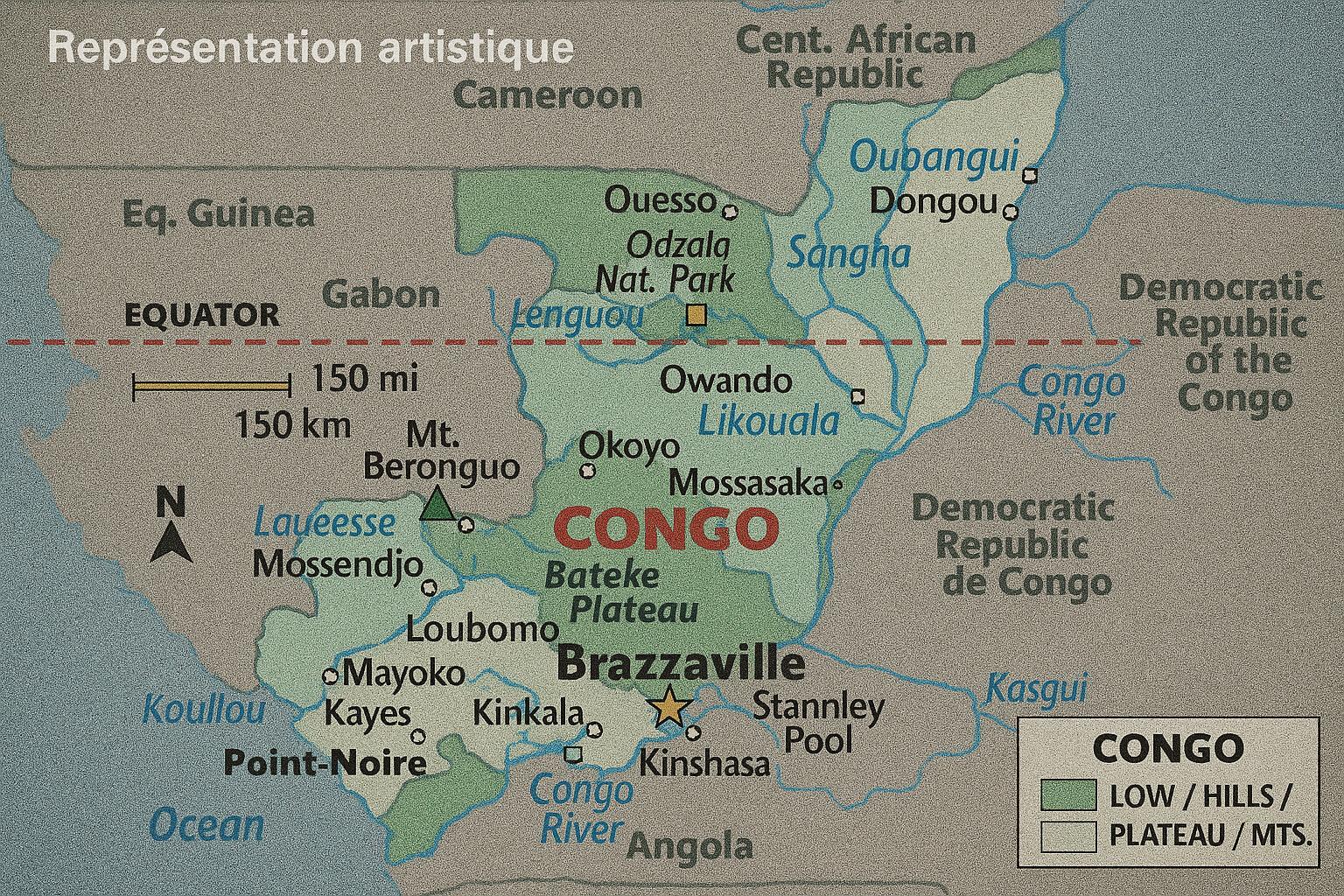 Congo : cartographies discrètes d’un géant vert